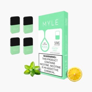 بودات مايلي الاصدار الرابع V4 ليمون نعناع | سحبة جاهزة معبأة في السعودية | Myle Pods V4 lemon mint
