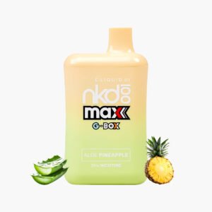 نيكد جي بوكس 5500 سحبة جاهزة الوفيرا اناناس | Naked G-Box 5500 Puffs Disposable aloe pineapple