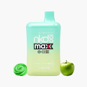 نيكد جي بوكس 5500 سحبة جاهزة تفاح حامض و حلو | Naked G-Box 5500 Puffs Disposable apple sour belt belt