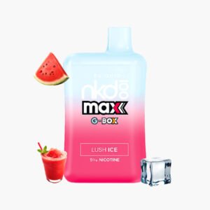 نيكد جي بوكس 5500 سحبة جاهزة لوش ايس | Naked G-Box 5500 Puffs Disposable lush ice