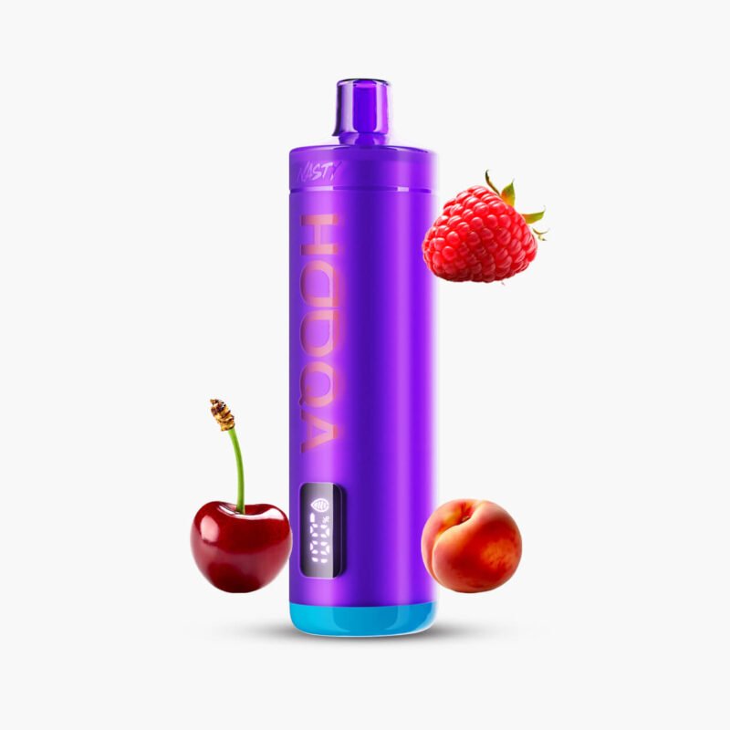 ناستي هوكا 15000 سحبة كرز خوخ توت شيشة | Nasty Hooqa 15000 Puff Disposable Cherry Peach Raspberry