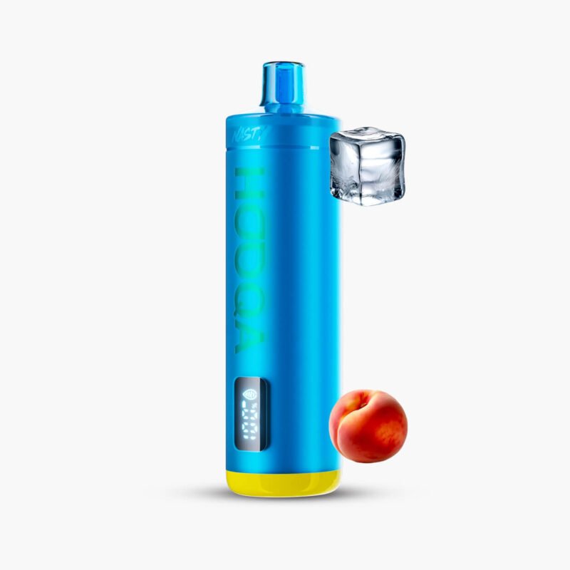 ناستي هوكا 15000 سحبة خوخ ايس شيشة | Nasty Hooqa 15000 Puff Disposable Peach ice