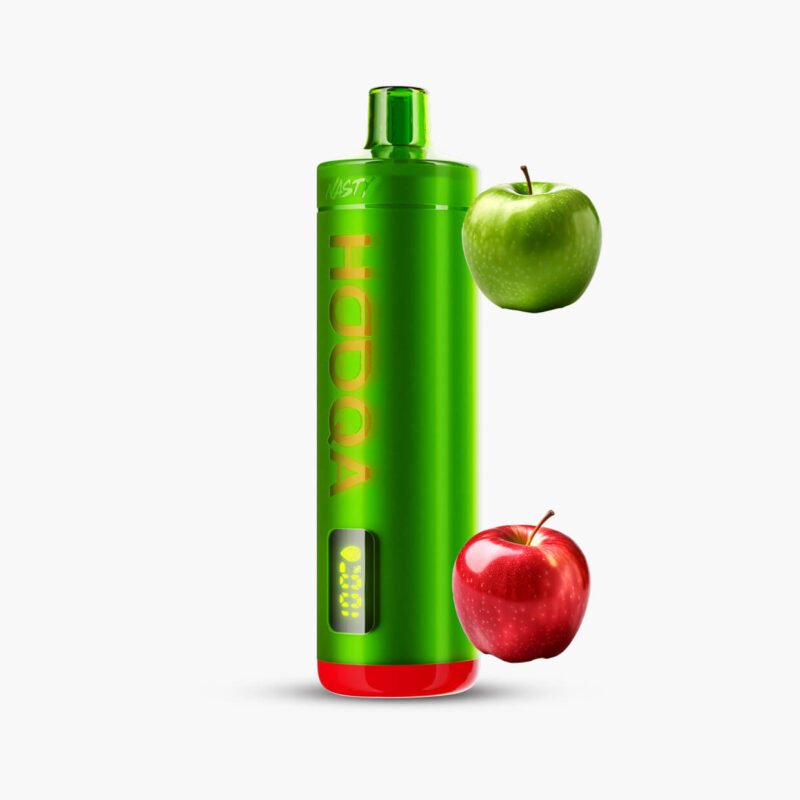 ناستي هوكا 15000 سحبة تفاحتين شيشة | Nasty Hooqa 15000 Puff Disposable Double Apple