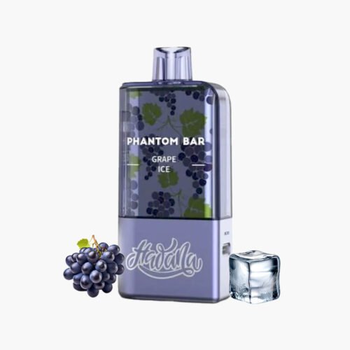 فانتوم بار 12000 عنب ايس سحبة هوانا | Phantom Bar 12000 Hawana Disposable Grape ice