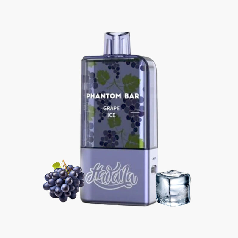 فانتوم بار 12000 عنب ايس سحبة هوانا | Phantom Bar 12000 Hawana Disposable Grape ice