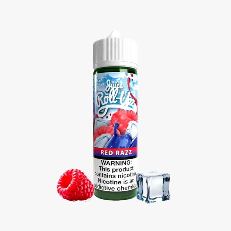 roll-upz-red-razz-ice-60ml رول ابز توت احمر ايس نكهة فيب | Roll Upz Red Razz Ice 60ml E-liquid