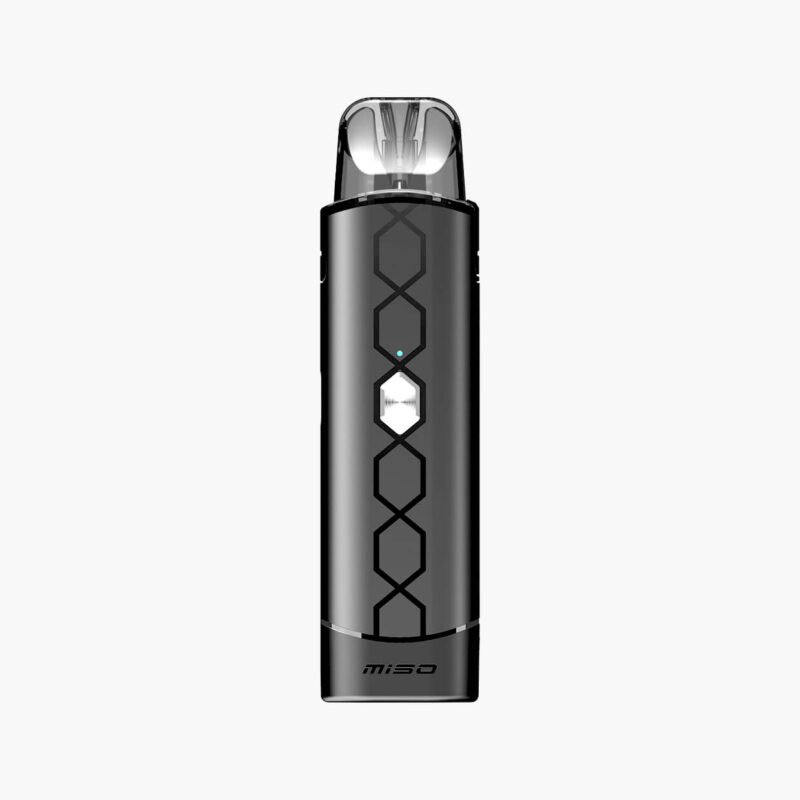 سحبة ميسو اسود جهاز يوني فابو سيجارة الكترونية | Univapo Miso black Pod System Vape