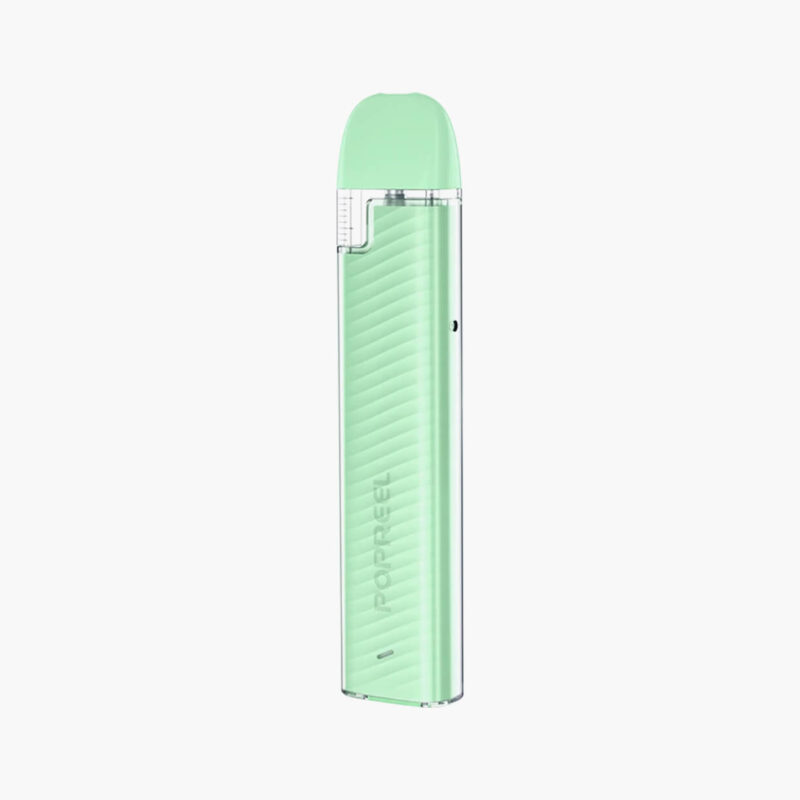 uwell-popreel-Apple-Green-device بوبريل بي ون اخضر سحبة سيجارة يويل | Uwell Popreel P1 Apple Green Pod System