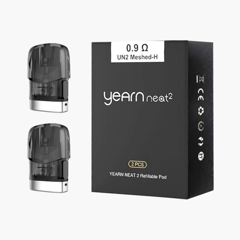 بودات يارن نيت 2 مقاومه 0.9 اوم يويل | Uwell Yearn Neat 2 Cartridge Pods 0.9 ohm