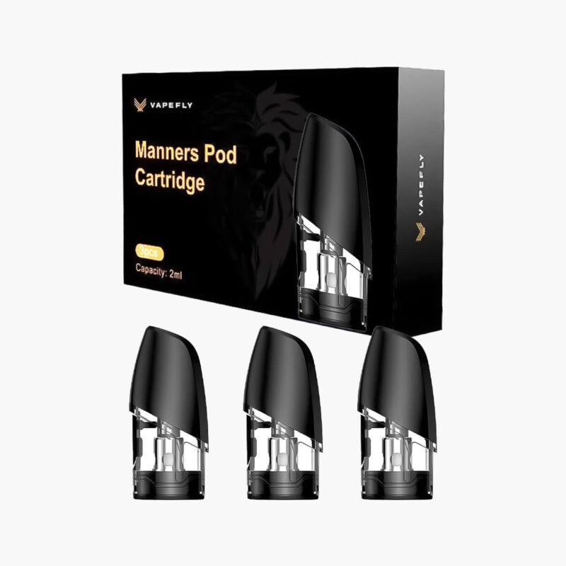 vapefly-manners-replacement-pods (1) بودات مانرز فيب فلاي جهاز سحبة | Vapefly Manners Replacement Pods