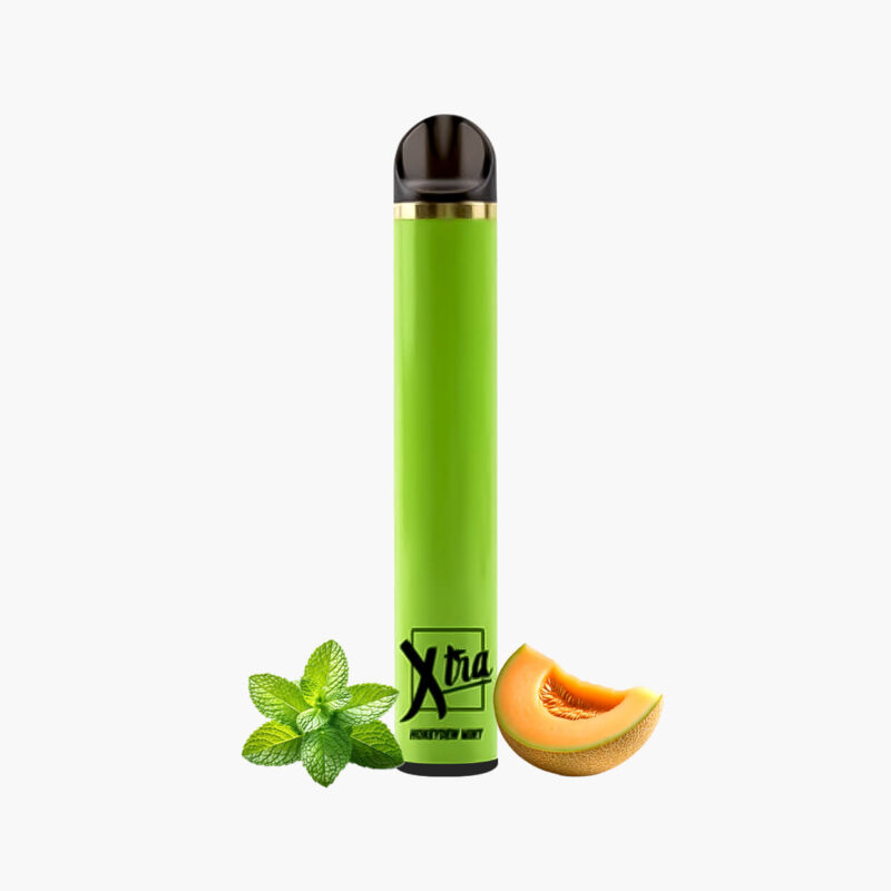 سحبة اكسترا 1500 موش جاهزة نكهة شمام نعناع - Xtra 1500 puffs Disposable Voltage Max honey dew mint