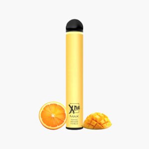 سحبة اكسترا 1500 موش جاهزة نكهة مانجو برتقال - Xtra 1500 puffs Disposable Voltage Max mango orange