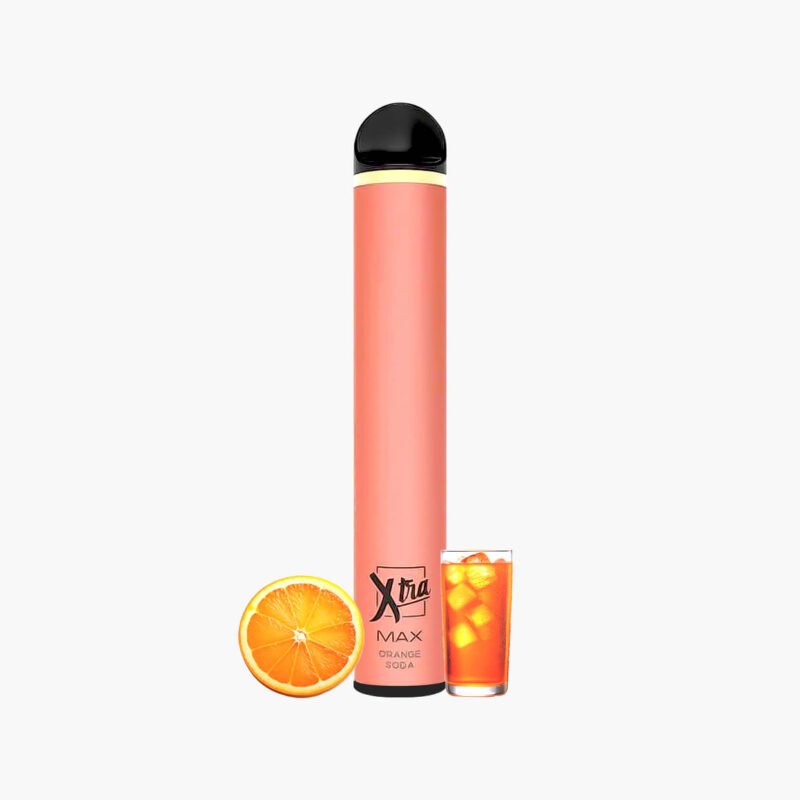 سحبة اكسترا 1500 موش جاهزة نكهة برتقا صودا - Xtra 1500 puffs Disposable Voltage Max orange soda