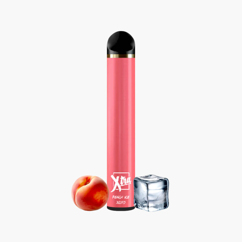 سحبة اكسترا 1500 موش جاهزة نكهة خوخ ايس - Xtra 1500 puffs Disposable Voltage Max Peach Ice