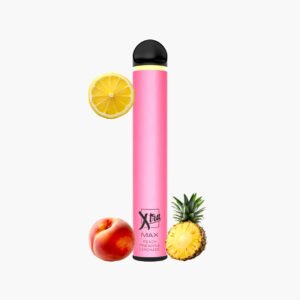 سحبة اكسترا 1500 موش جاهزة نكهة خوخ اناناس ليمون - Xtra 1500 puffs Disposable Voltage Max Peach pineapple lemonade