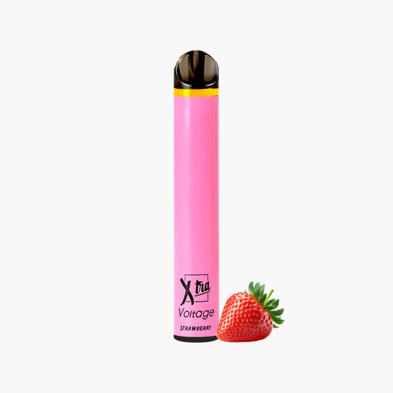 سحبة اكسترا 1500 موش جاهزة نكهة فراوله - Xtra 1500 puffs Disposable Voltage Max Strawberry