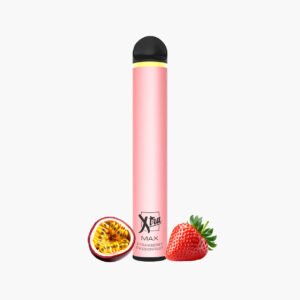 سحبة اكسترا 1500 موش جاهزة نكهة فراوله باشن فروت - Xtra 1500 puffs Disposable Voltage Max strawberry passionfruit