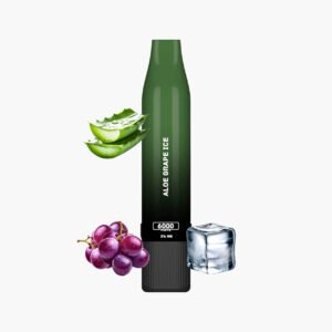 سحبة اكسترا 6000 موش الوفيرا عنب ايس سحبه جاهزه | Xtra 6000 Puffs Dps Disposable Vape aloe grape ice