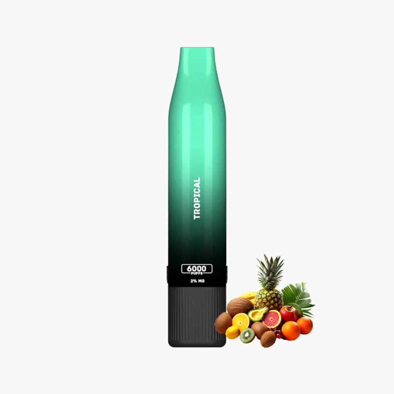 سحبة اكسترا 6000 موش تروبياكل سحبه جاهزه | Xtra 6000 Puffs Dps Disposable Vape tropical