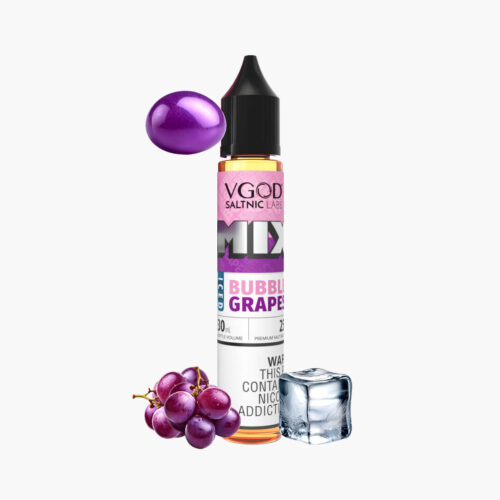VGOD-Iced-bubble-grapes-salt-30ml فيقود علكة عنب ايس سولت نكهة سحبة | VGOD Iced Bubble Grapes Salt 30ml