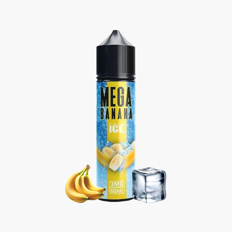 mega-banana-ice-60ml نكهة ميجا موز ايس 60مل افضل نكهة موز ايس فيب Mega banana Ice E-liquid