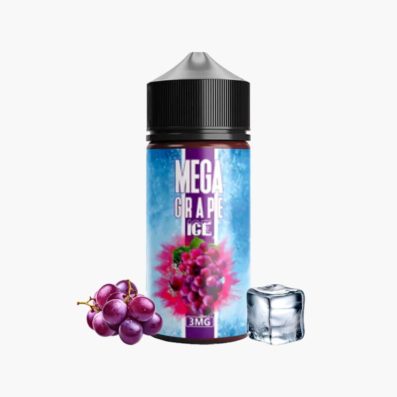 نكهة ميجا عنب ايس 120مل نكهة فيب شيشة في السعودية Mega grape Ice 120ml Vape E-liquid
