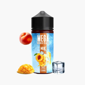 mega-mango-peach-ice-120ml-e-liquid نكهة ميجا مانجو خوخ ايس 120مل افضل نكهة خوخ ايس فيب Mega mango Peach Ice 120ml