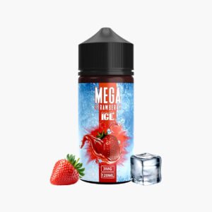 نكهة ميجا فراوله ايس 120مل نكهة فيب شيشة في السعودية Mega strawberry Ice 120ml Vape E-liquid