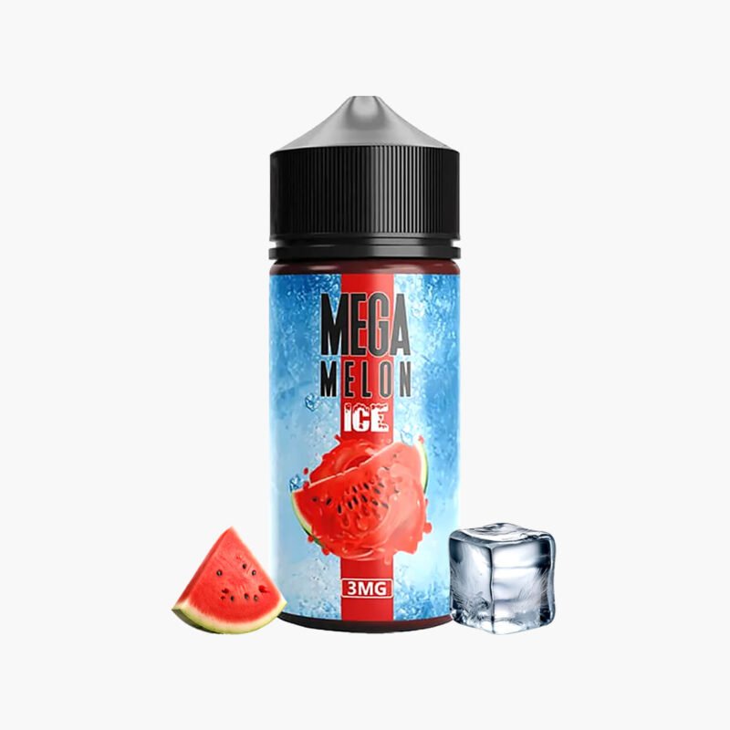 نكهة ميجا بطيخ ايس 120مل نكهة فيب شيشة في السعودية Mega Watermelon Ice 120ml Vape E-liquid