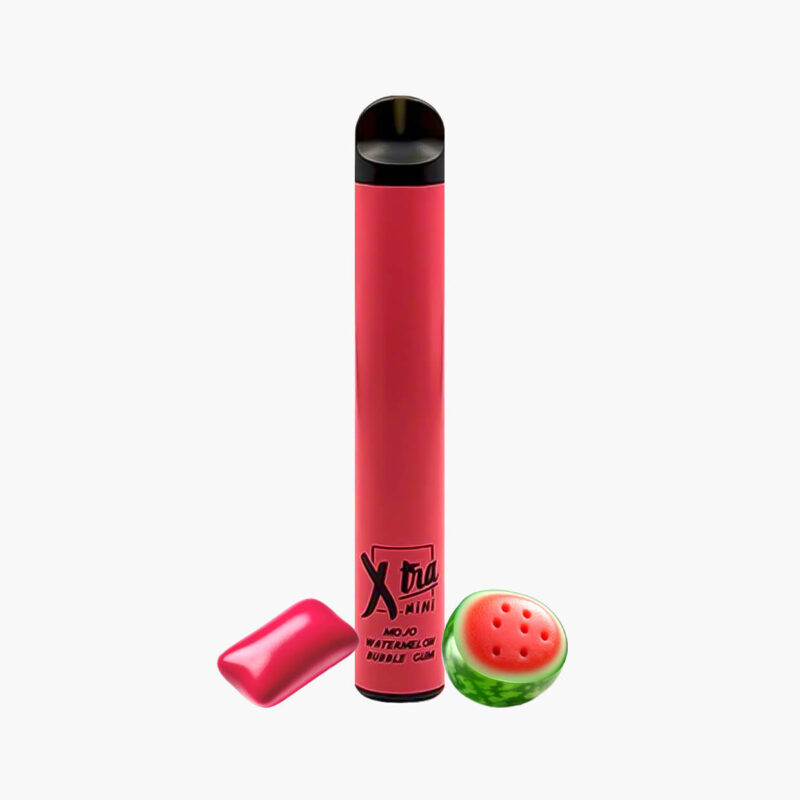 سحبة اكسترا 800 موش ميني الجاهزة بنكهة علكة بطيخ | Xtra Mini 800 Puffs Disposable Watermelon bubble gum