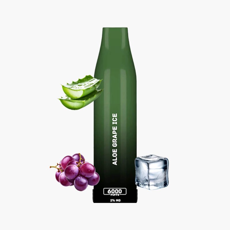 بود اكسترا 6000 موش غيارات سحبة اكسترا بودات نكهة الوفيرا عنب ايس | Xtra DPS Replacement Pods 6000 Puffs aloe grape ice