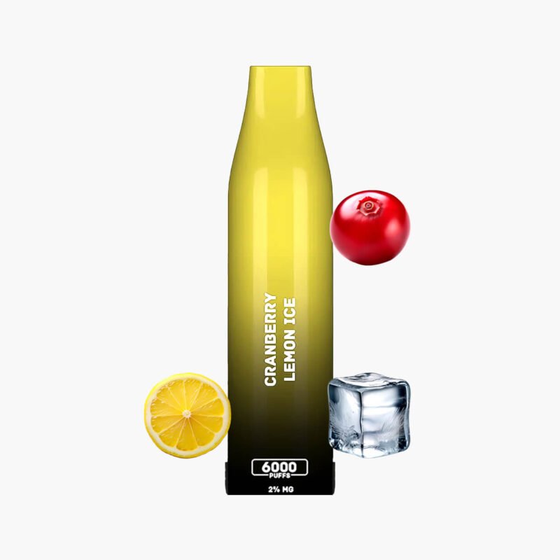 بود اكسترا 6000 موش غيارات سحبة اكسترا بودات نكهة توت بري ليمون ايس | Xtra DPS Replacement Pods 6000 Puffs cranberry lemon ice