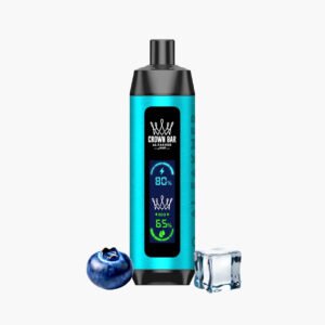 الفاخر 8000 سحبة شيشة كراون بار توت ايس | Al Fakher 8000 puff Crown Bar berry blue