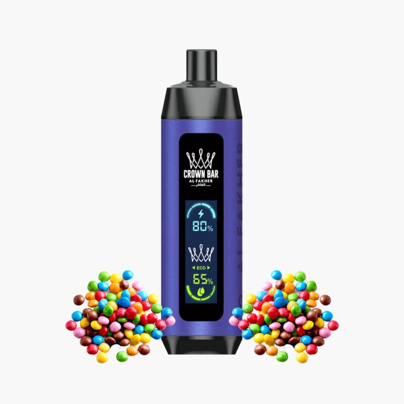 الفاخر 8000 سحبة شيشة كراون بار هوبا | Al Fakher 8000 puff Crown Bar hubba