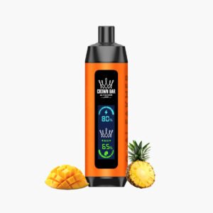 الفاخر 8000 سحبة شيشة كراون بار مانجو اناناس | Al Fakher 8000 puff Crown Bar mango pineapple