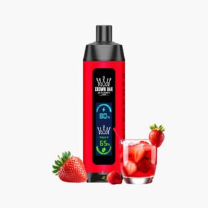 الفاخر 8000 سحبة شيشة كراون بار فراولة بنش | Al Fakher 8000 puff Crown Bar strawberry punch