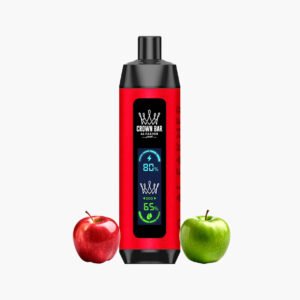 الفاخر 8000 سحبة شيشة كراون بار تفاحتين | Al Fakher 8000 puff Crown Bar tow apple
