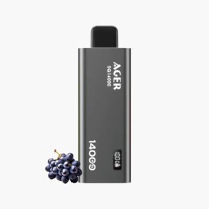 سحبة اجير 14000 موش اس كيو عنب اسود | Ager 14000 Puff SQ Disposable black grape