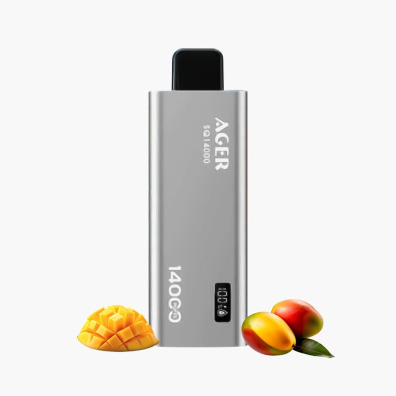 سحبة اجير 14000 موش اس كيو مانجو | Ager 14000 Puff SQ Disposable mango