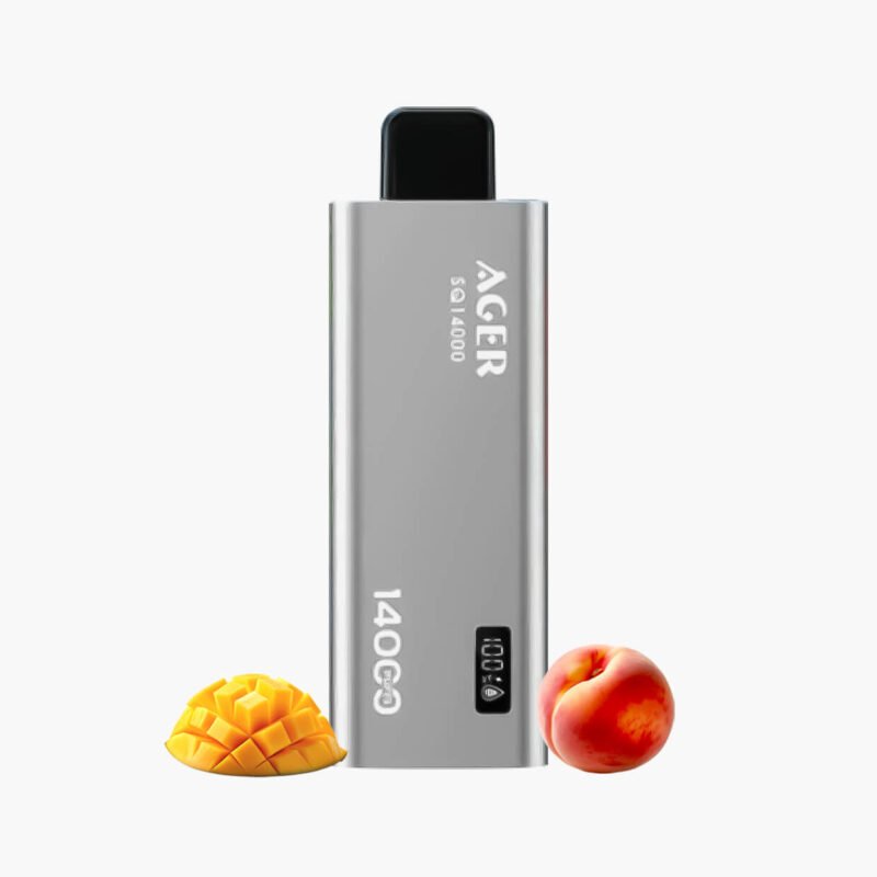 سحبة اجير 14000 موش اس كيو مانجو خوخ | Ager 14000 Puff SQ Disposable mango peach