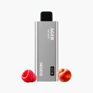سحبة اجير 14000 موش اس كيو خوخ توت | Ager 14000 Puff SQ Disposable raspberry peach