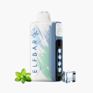 سحبة الف بار ايس كينق 30000 نعناع ميامي موشة جاهزة | Elfbar King Ice 30000 Puffs miami mint