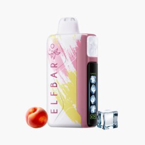 سحبة الف بار ايس كينق 30000 خوخ موشة جاهزة | Elfbar King Ice 30000 Puffs peach