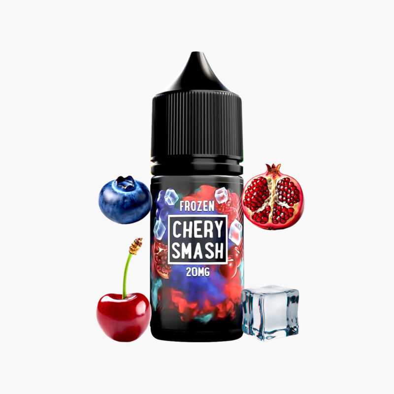 sams-vape-cherry-smash-frozen-salt-30ml نكهة شيري سماش ايس سولت 30 مل كرز رمان توت ازرق فروزن بارد | Cherry Smash Frozen Salt 30ml pomegranate blueberry ice e-liquid