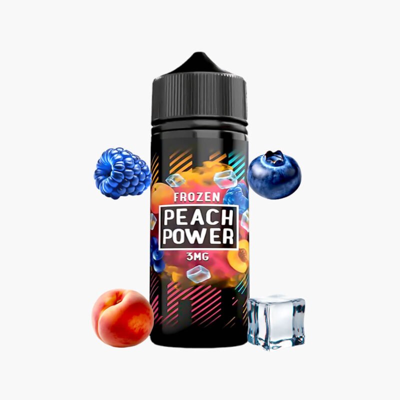 نكهة سامز فيب خوخ باور ايس 120 مل بيتش باور سحبة | Peach Power Ice Frozen sams vape 120ml