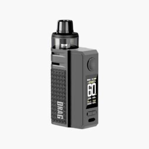 دراق اي 60 اسود جهاز شيشة الكترونية من فوبو | Voopoo Drag E60 black Mod Vape Kit