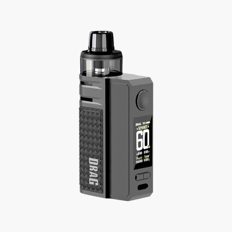 دراق اي 60 اسود جهاز شيشة الكترونية من فوبو | Voopoo Drag E60 black Mod Vape Kit