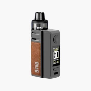 دراق اي 60 بني جهاز شيشة الكترونية من فوبو | Voopoo Drag E60 brown Mod Vape Kit