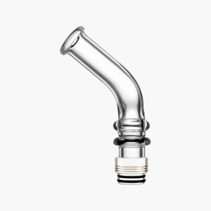 مبسم فيب زجاج طويل لتانكات الفيب شيشة الكترونية | Long Glass Vape Drip Tip For Tank