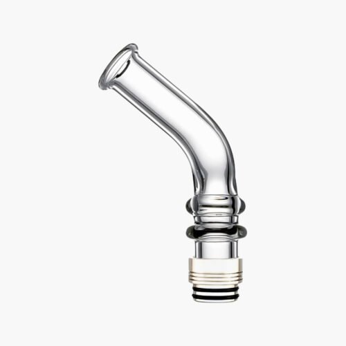 مبسم فيب زجاج طويل لتانكات الفيب شيشة الكترونية | Long Glass Vape Drip Tip For Tank
